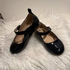 Black Patent Leather Kids Mary Jane Shoes
